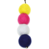 Felted Balls Hanging Cat Toy for Evo and Habikatt colourful