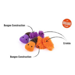 Wiggly Wormies Catnip Toy by P.L.A.Y. Features