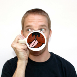 Alternative view of Whimsical Dog Face Mug