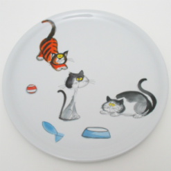 Funny Cats Porcelain Oversized Plate