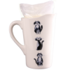 Purr Porcelain Milk Bag Pitcher