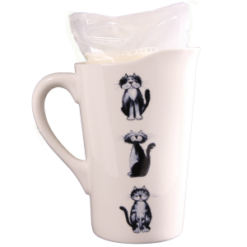 Purr Porcelain Milk Bag Pitcher