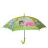 Green Cat Lovers Child Umbrella with Whistle