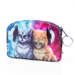 Music Loving Kitten Coin Purse
