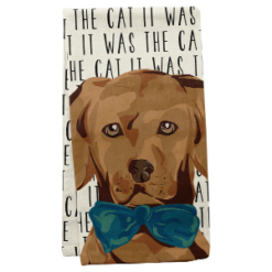 It Was The Cat Tea Towel