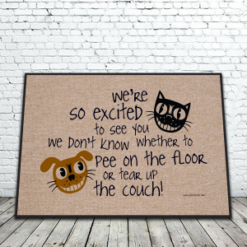 We're So Excited Doormat!