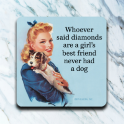Dogs Are A Girls Best Friend Coaster Set
