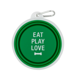 Eat Play Love Portable Dog Bowl