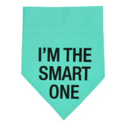 I'm The Smart One Dog Bandana Size L/XL