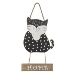 Home Cat Hanging Plaque