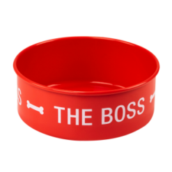 The Boss Carbon Steel Dog Bowl