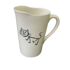 Good Kitty Porcelain Milk Bag Holder