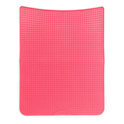 Pink Messy cats silicone litter mat