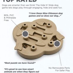 Dog Hide n' Slide Directions