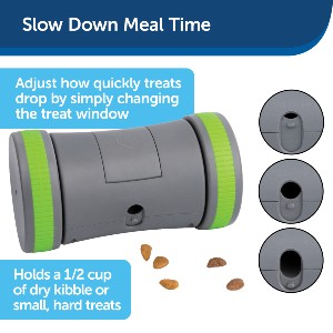 Slow Down Meal time with Kibble Chase Roaming Treat Dispenser