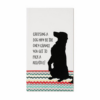 Choosing a Dog Tea Towel with Black dog