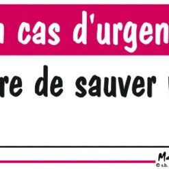 sauver mon (animal)1 Emergency Magnet