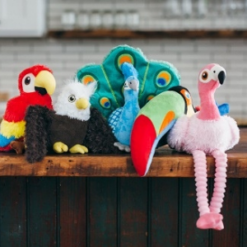 All the toys available from the Fetching Flock Collection