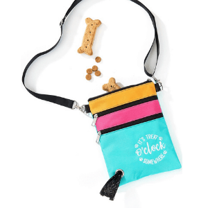 Crossbody Dog Treat bag three colours