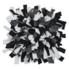 Fou Fou Snuffle Mat grey white black