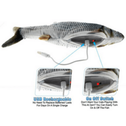 Flippin Fish With Catnip Toy by Spot Directions
