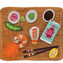 Sushi play mat for cats