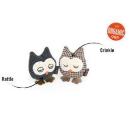 Hooti-ful Owls Catnip Toy by P.L.A.Y. features
