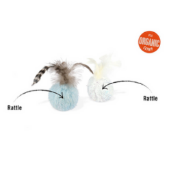 Features of balls of furry cat toys