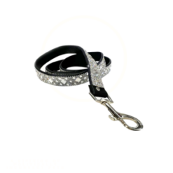 Silver Crystal Dog Leash by Jacqueline Kent