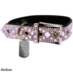 Alternative view of Pink Crystal Dog Collar by Jacqueline Kent