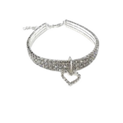 Heart Necklace Diamonds in the ruff