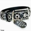 Black Crystal Dog Collar by Jacqueline Kent