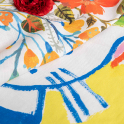 Alternative view of Blue Cat Tea Towel