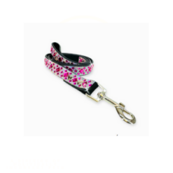 Pink Chocolate Crystal Leash by Jacqueline Kent