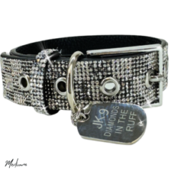 Alternative view of Checkmate Light Dog Collar by Jacqueline Kent