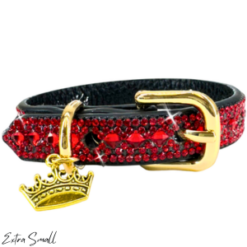 Extra-Small Ruby Red Crystal Collar by Jacqueline Kent