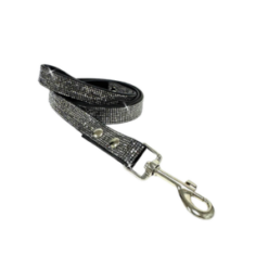 Hematite Flower Power Leash by Jacqueline Kent