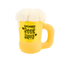 Barking Beer Plush Dog Toy