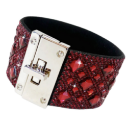 Deep Red Cuff by Jacqueline Kent