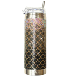 Midnight Mermaid Crystal Tumbler by Jacqueline Kent