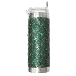 Green Envy Crystal VIP Tumbler by Jacqueline Kent