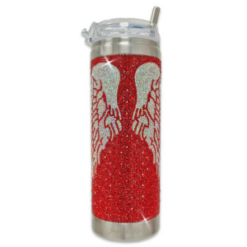Jacqueline Kent Divine Crystal Tumbler – Joy Light Red Aurora Borealis