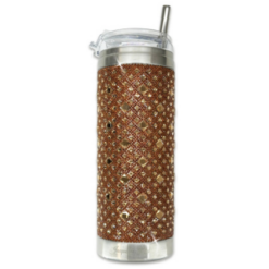 Pumpkin Spice Crystal Tumbler by Jacqueline Kent