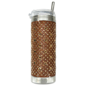 Pumpkin Spice Crystal Tumbler by Jacqueline Kent
