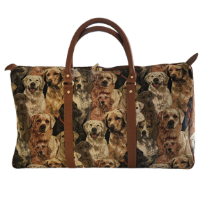 Dog Tapestry Duffel Bag,